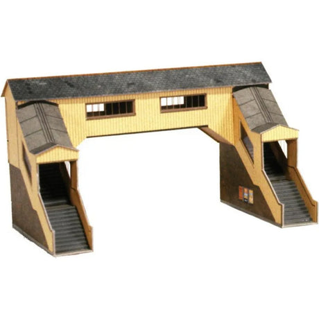 Superquick A09 Covered Footbridge - Card Kit - Phillips Hobbies