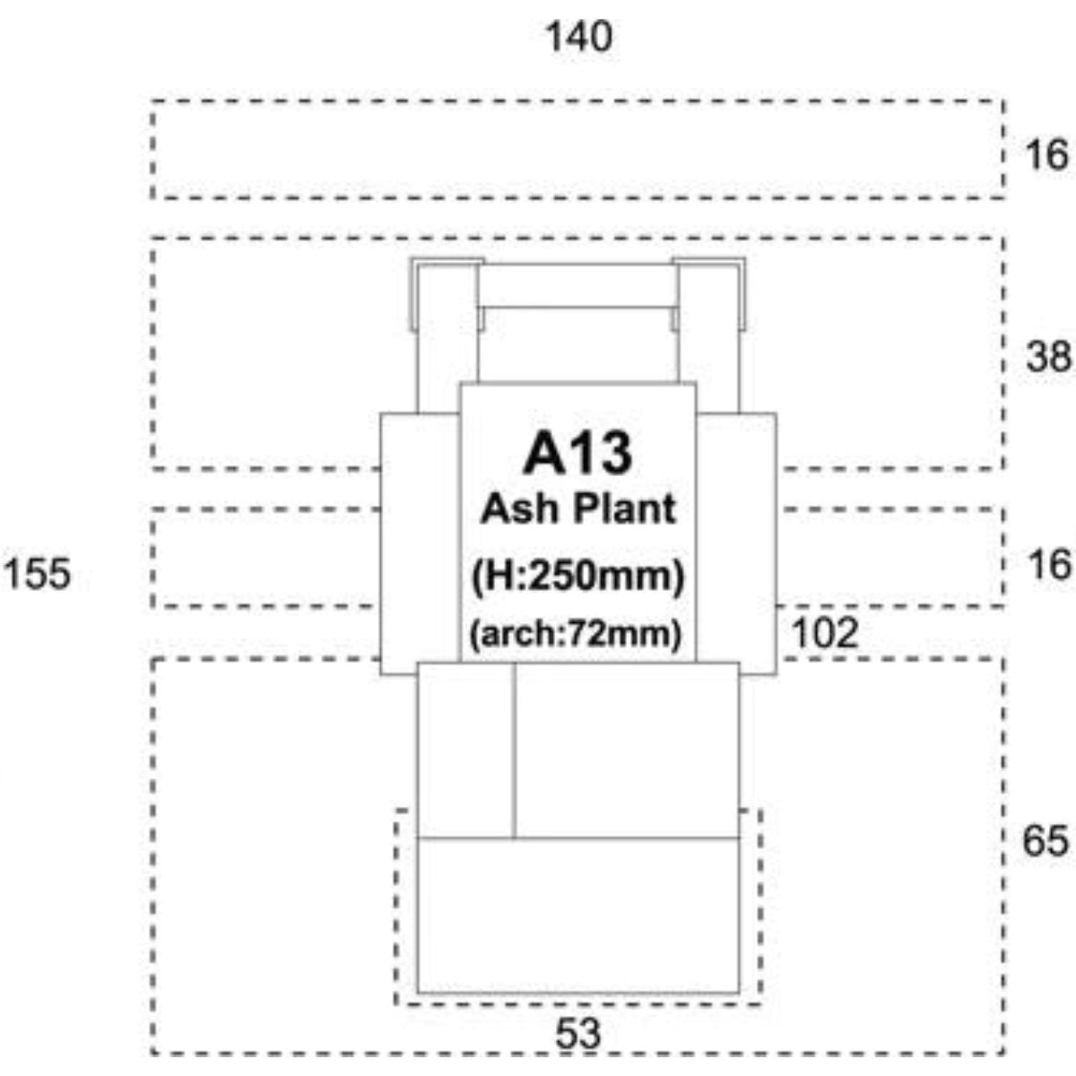 Superquick A13 Ash Plant - Card Kit - Phillips Hobbies