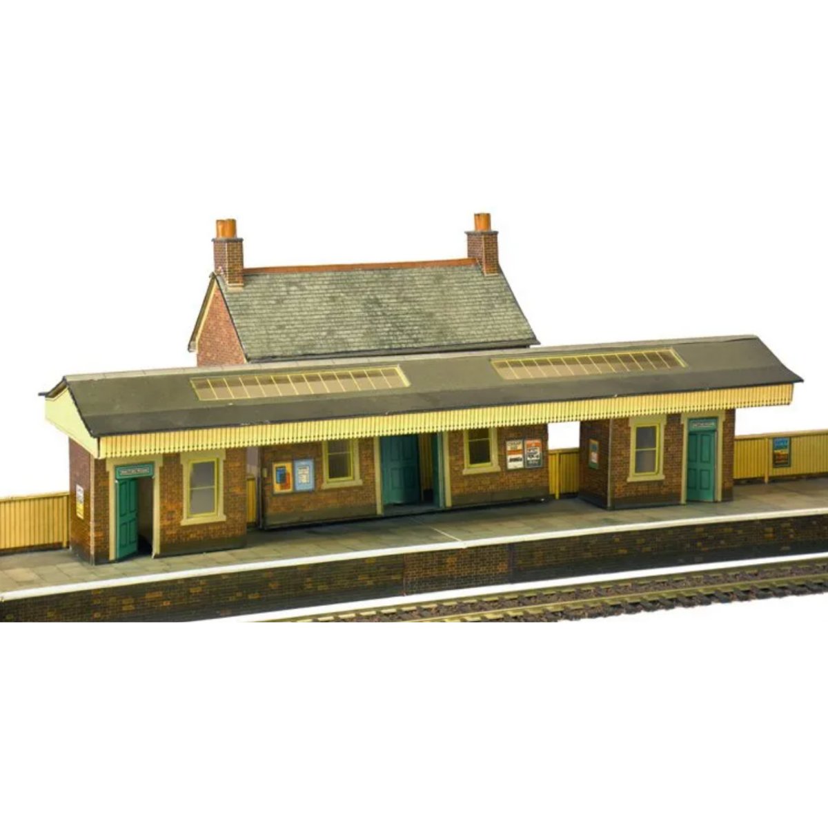 Superquick A2 Country Station Building - Card Kit - Phillips Hobbies