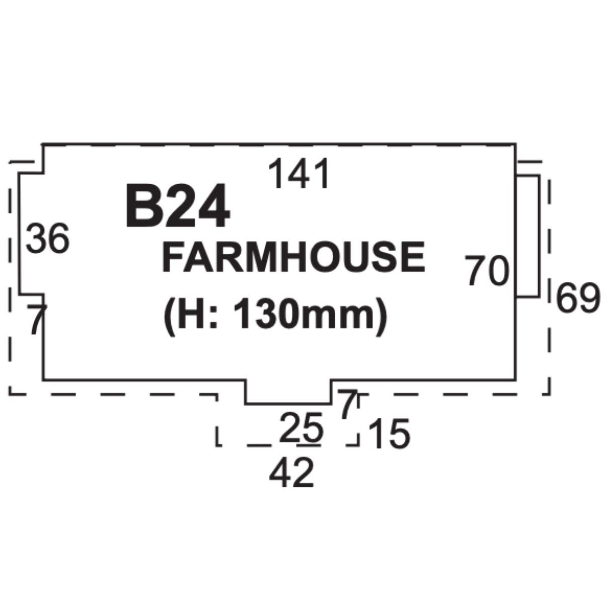 Superquick B24 'Greystones' Farmhouse - Card Kit - Phillips Hobbies