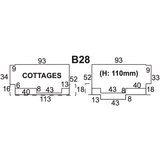 Superquick B28 Two Elizabethan Cottages - Phillips Hobbies