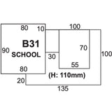 Superquick B31 The Village School - Card Kit - Phillips Hobbies