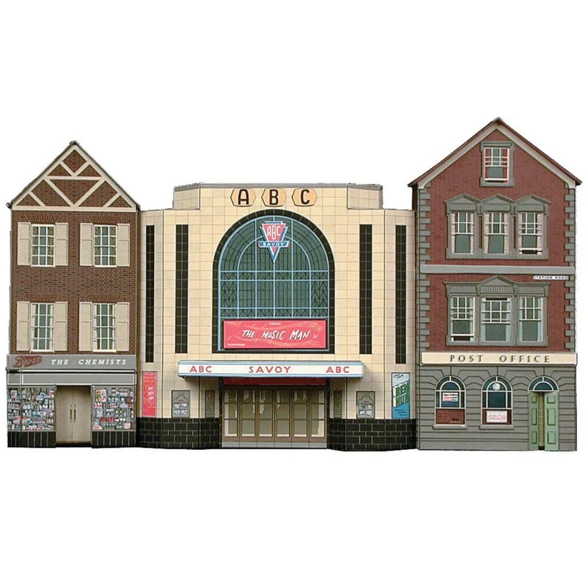Superquick C2 Cinema, Post Office & Shop - Card Kit - Phillips Hobbies