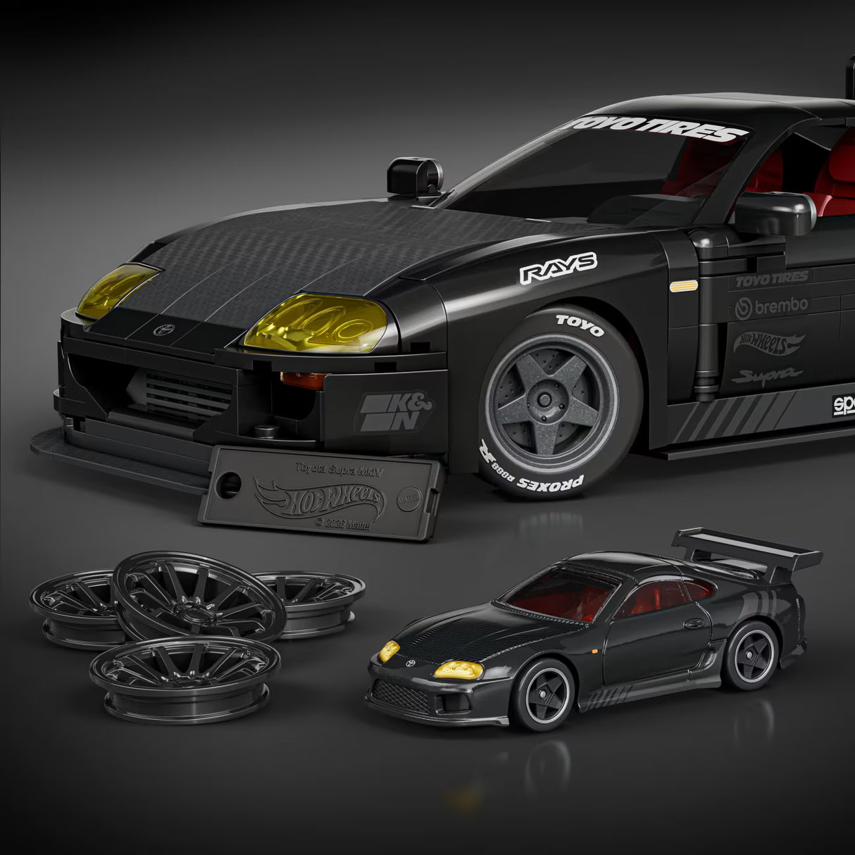 Mattel Brick Shop Hot Wheels ’94 Toyota Supra MKIV Building Toy Kit