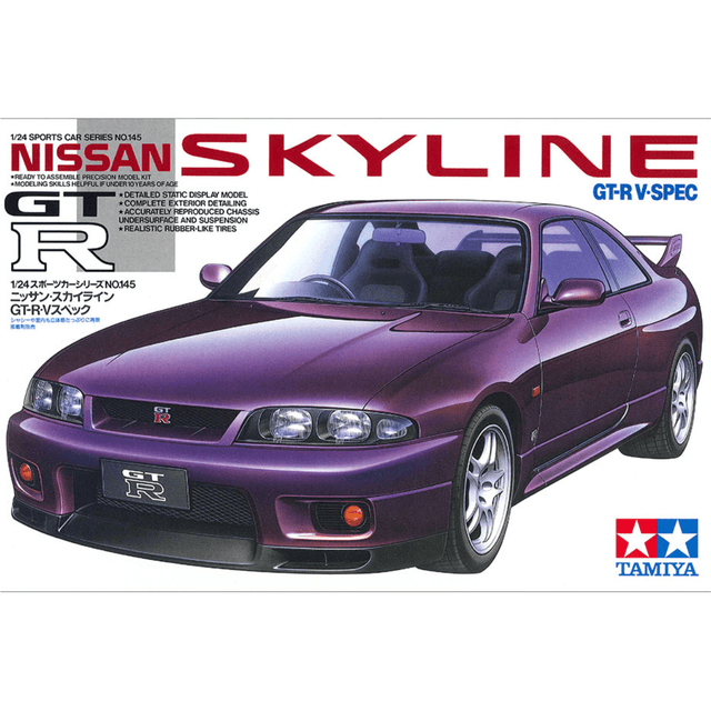 Tamiya 24145 Nissan Skyline GT - R V Spec - 1:24 Scale - Phillips Hobbies