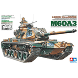 Tamiya 35140 U.S. M60A3 105mm Gun Tank Plastic Kit - 1:35 Scale - Phillips Hobbies