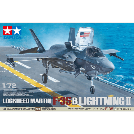 Tamiya 60793 F - 35B Lightning II Plastic Kit - 1:72 Scale - Phillips Hobbies