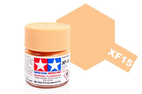 Tamiya Acrylic Mini XF - 15 Flat Flesh - Phillips Hobbies
