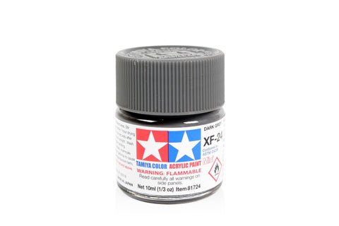 Tamiya Acrylic Mini XF - 24 Dark Grey - Phillips Hobbies