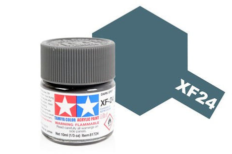 Tamiya Acrylic Mini XF - 24 Dark Grey - Phillips Hobbies