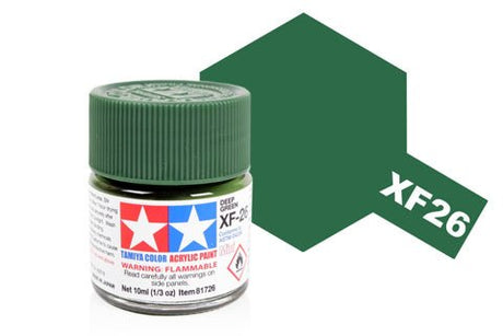 Tamiya Acrylic Mini XF - 26 Deep Green - Phillips Hobbies