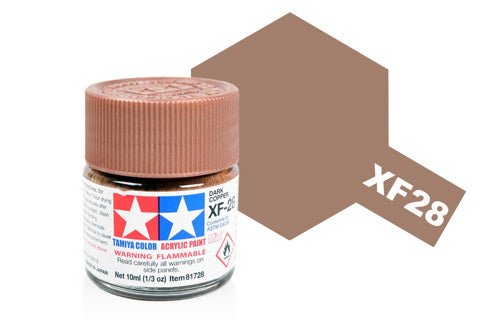 Tamiya Acrylic Mini XF - 28 Dark Copper - Phillips Hobbies