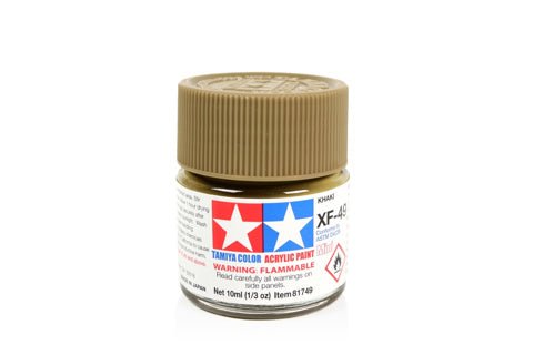Tamiya Acrylic Mini XF - 49 Khaki - Phillips Hobbies