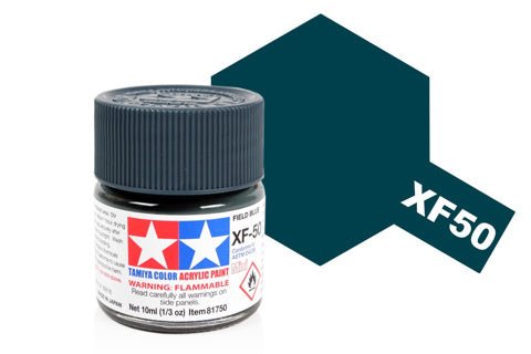 Tamiya Acrylic Mini XF - 50 Field Blue - Phillips Hobbies