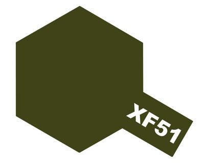 Tamiya Acrylic Mini XF - 51 Khaki Drab - Phillips Hobbies