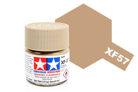 Tamiya Acrylic Mini XF - 57 Buff - Phillips Hobbies
