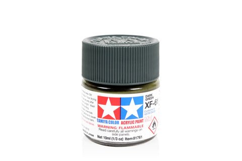 Tamiya Acrylic Mini XF - 61 Dark Green - Phillips Hobbies