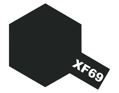 Tamiya Acrylic Mini XF - 69 NATO Black - Phillips Hobbies
