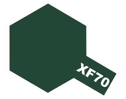 Tamiya Acrylic Mini XF - 70 Dark Green 2 - Phillips Hobbies