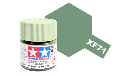 Tamiya Acrylic Mini XF - 71 Cockpit Green - Phillips Hobbies