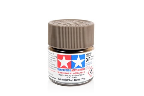 Tamiya Acrylic Mini XF - 72 Brown - Phillips Hobbies