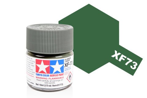 Tamiya Acrylic Mini XF - 73 Dark Green - Phillips Hobbies