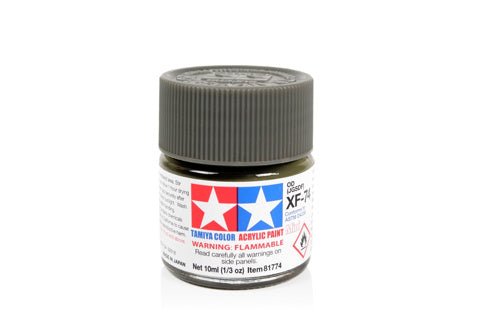 Tamiya Acrylic Mini XF - 74 Olive Drab (JGSDF) - Phillips Hobbies