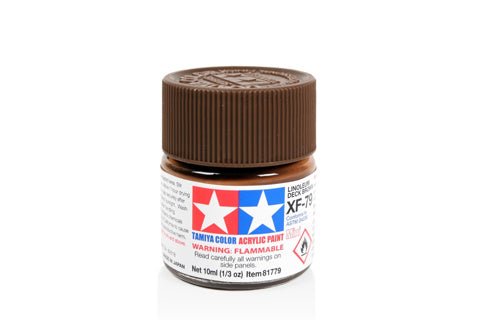Tamiya Acrylic Mini XF - 79 Lino Deck Brown - Phillips Hobbies