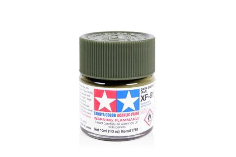 Tamiya Acrylic Mini XF - 81 RAF Dark Green 2 - Phillips Hobbies