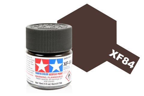 Tamiya Acrylic Mini XF - 84 Dark Iron - Phillips Hobbies