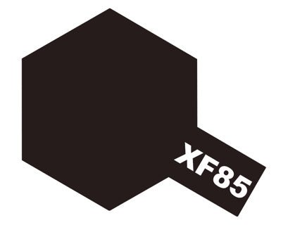 Tamiya Acrylic Mini XF - 85 Rubber Black - Phillips Hobbies