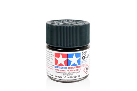 Tamiya Acrylic Mini XF - 85 Rubber Black - Phillips Hobbies