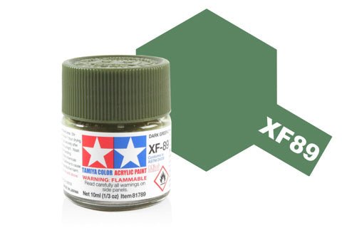 Tamiya Acrylic Mini XF - 89 Dark Green 2 - Phillips Hobbies