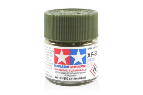 Tamiya Acrylic Mini XF - 89 Dark Green 2 - Phillips Hobbies