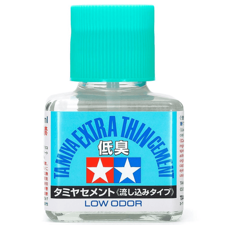 Tamiya Cement (Low Odour) 40ml - Phillips Hobbies