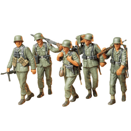 Tamiya German Machine Gun Crew WWII Plastic Kit - 1:35 Scale - Phillips Hobbies
