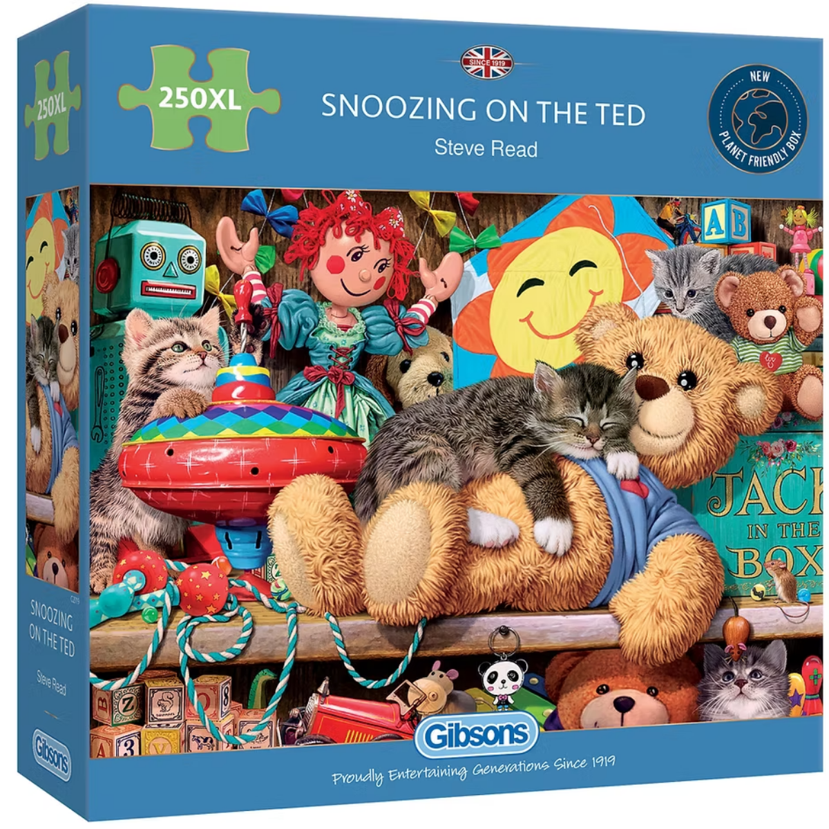 Gibsons Snoozing On The Ted 250 XL Piece Jigsaw Puzzle