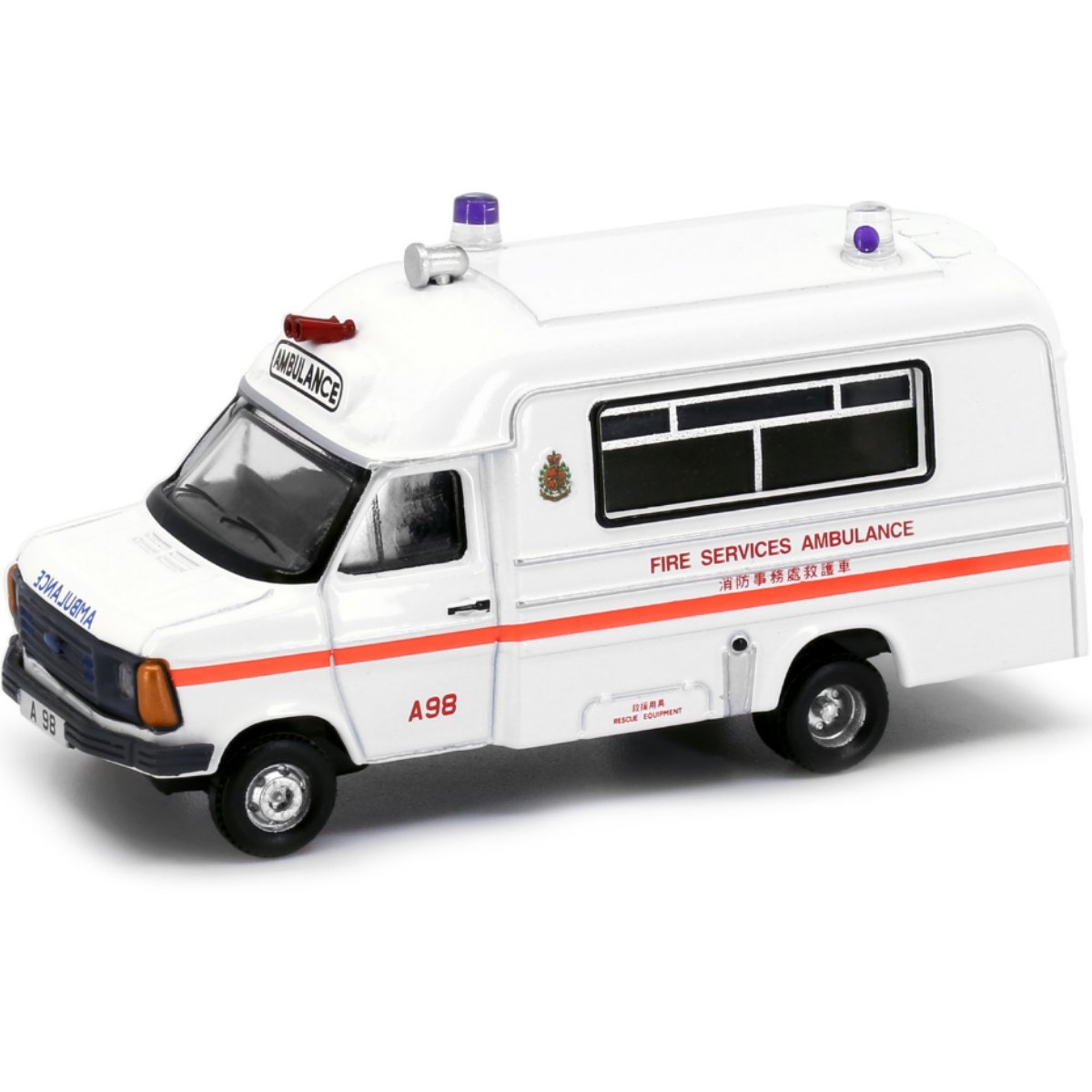 Tiny Models 1980s HK Ambulance (1:76 Scale) - Phillips Hobbies