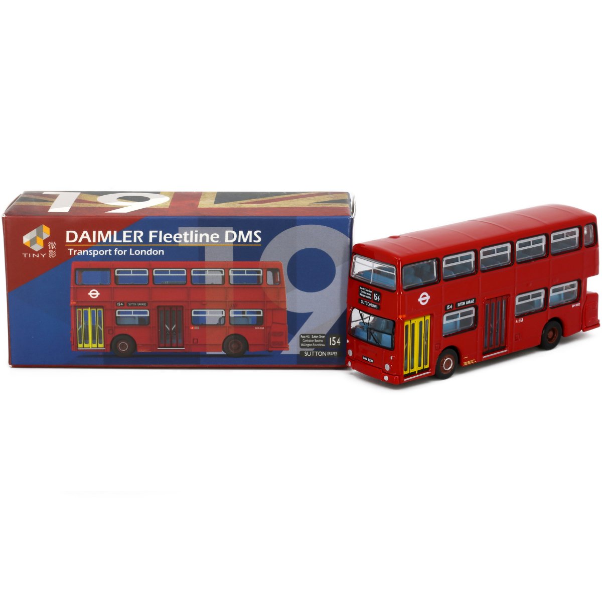 Tiny Models Daimler Fleetline DMS 154 London Transport (1:110 Scale) - Phillips Hobbies