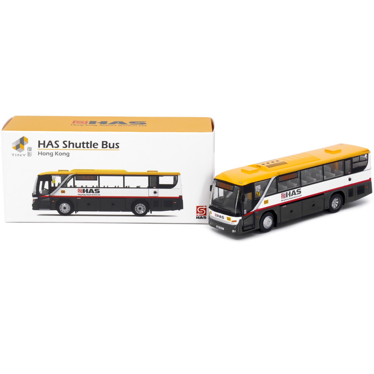 Shuttle Bus Model Tiny Models HAS Shuttle Bus (1:110 Scale) - Phillips Hobbies
