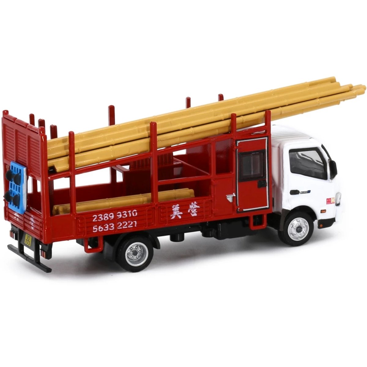 Tiny Models Hino 300 Bamboo Scaffolding Lorry (1:76 Scale) - Phillips Hobbies