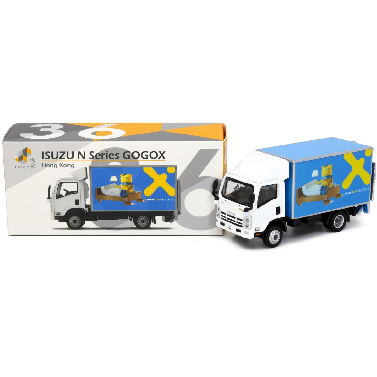 Tiny Models Isuzu N Series GOGOX Bear (1:76 Scale) - Phillips Hobbies