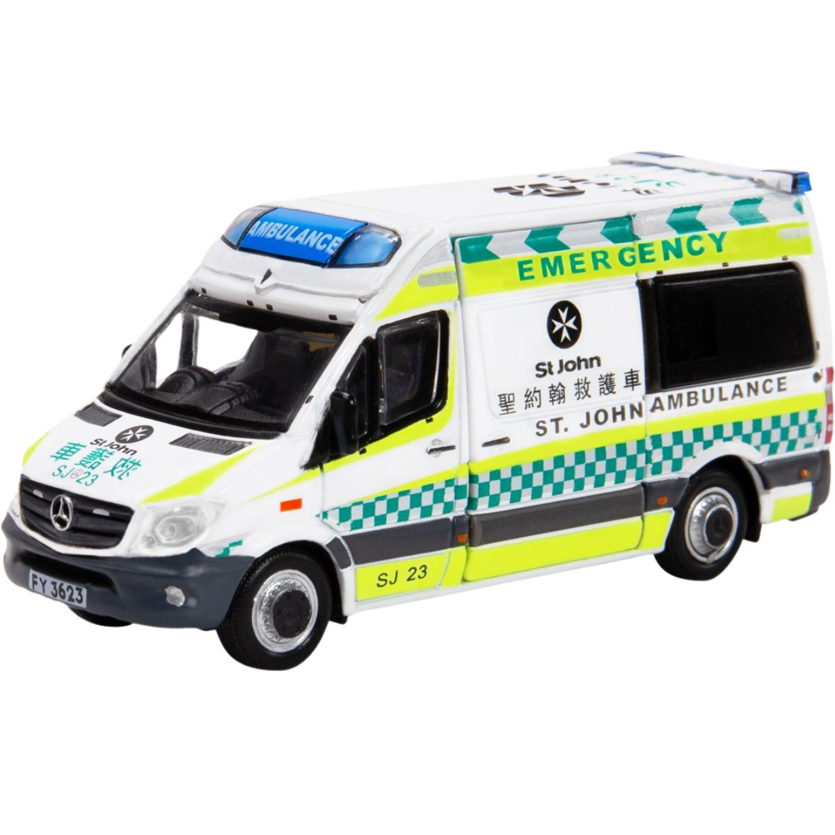 Tiny Models Mercedes Benz Sprinter St. John Ambulance SJ23 (1:64 Scale) - Phillips Hobbies