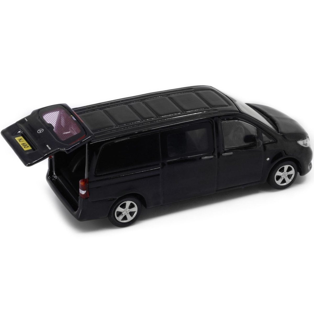 Tiny Models Mercedes-Benz Vito Black (1:64 Scale) - Phillips Hobbies