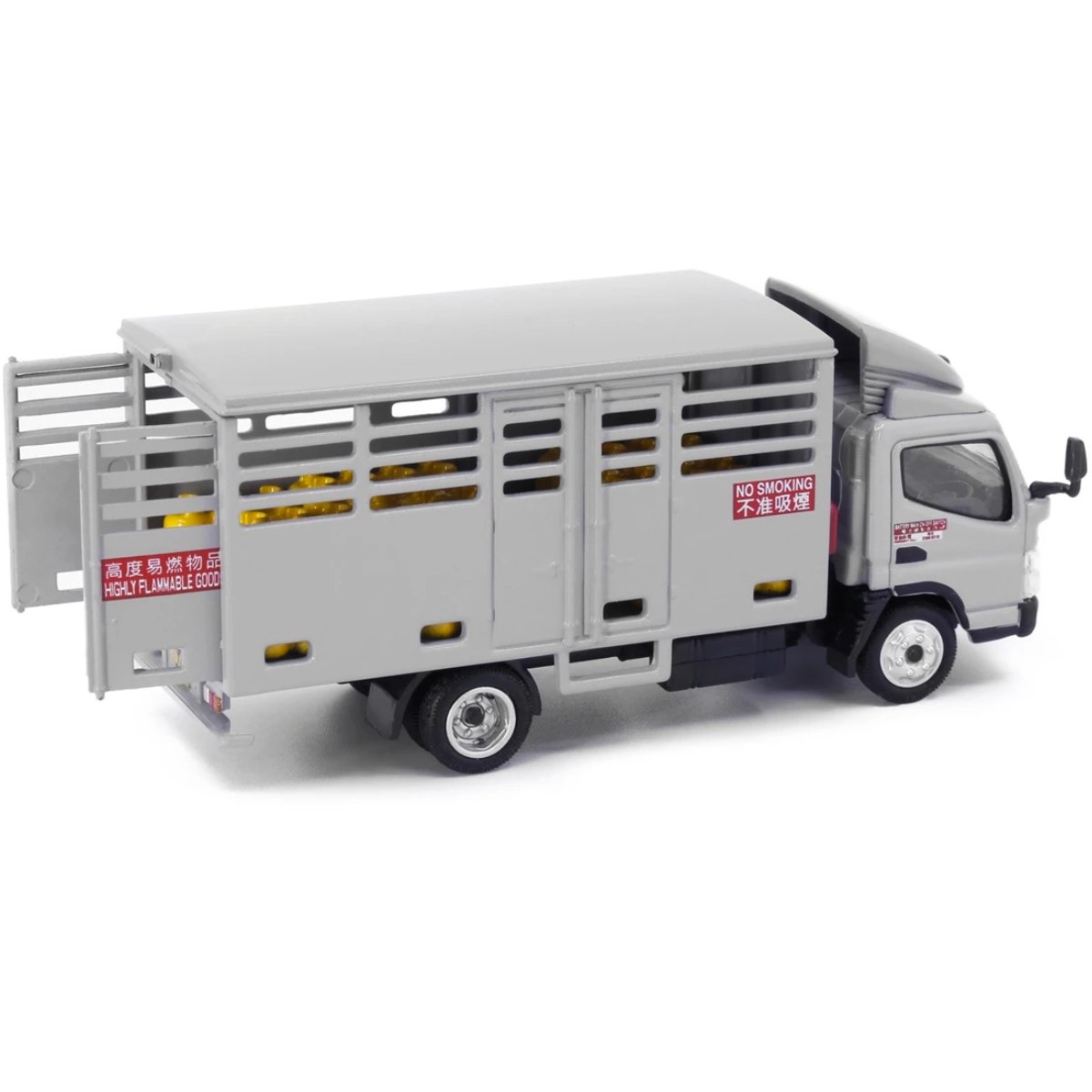 Tiny Models Mitsubishi Fuso Canter Bottled LPG Delivery Lorry (1:76 Scale) - Phillips Hobbies