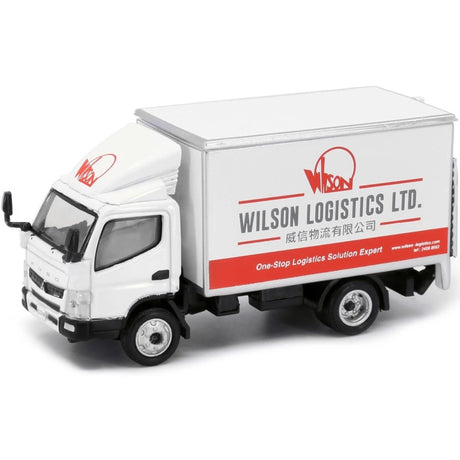 Tiny Models Mitsubishi Fuso Canter Box Lorry Wilson Logistics Ltd (1:76 Scale) - Phillips Hobbies