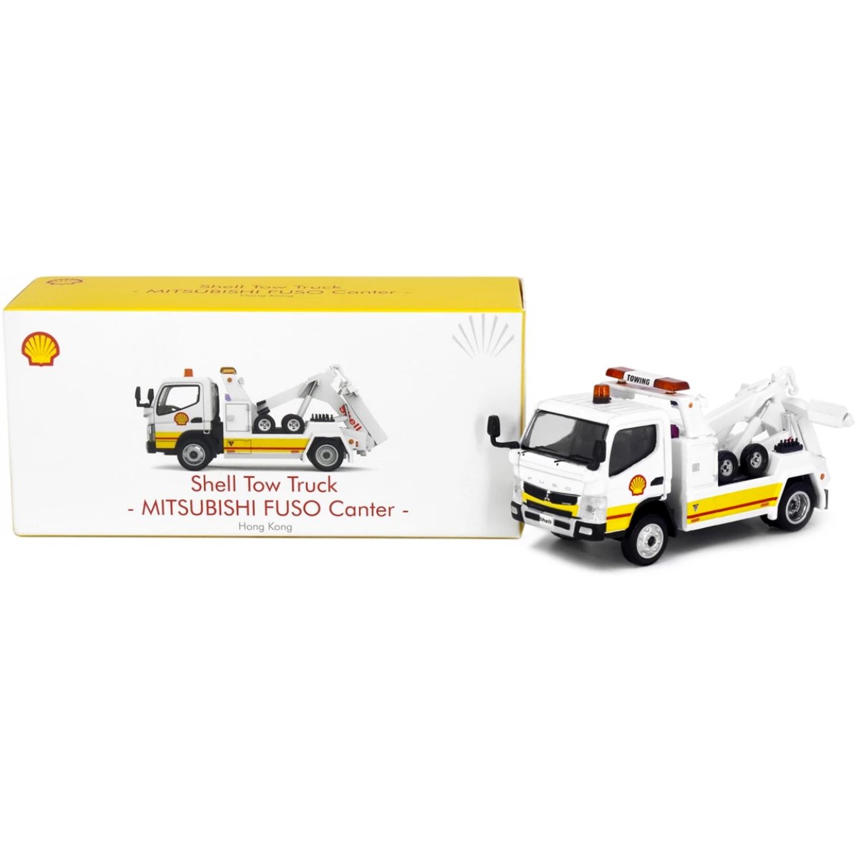 Tiny Models Mitsubishi Fuso Canter Shell Tow Truck (1:76 Scale