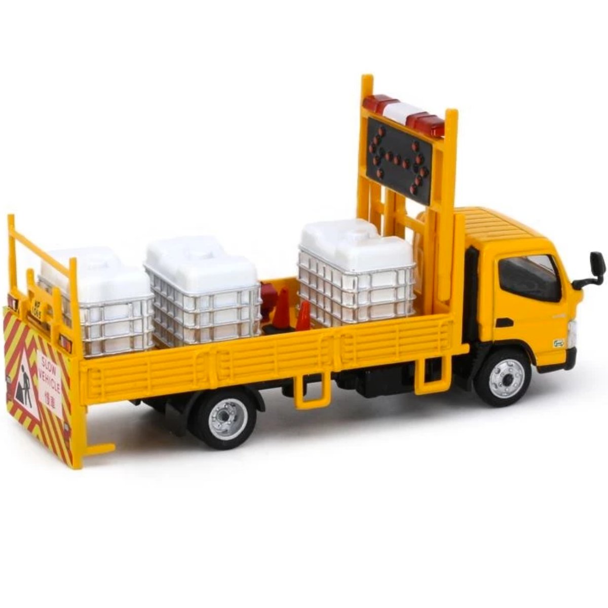 Tiny Models Mitsubishi Fuso Canter Warning Sign Vehicle (1:76 Scale) - Phillips Hobbies