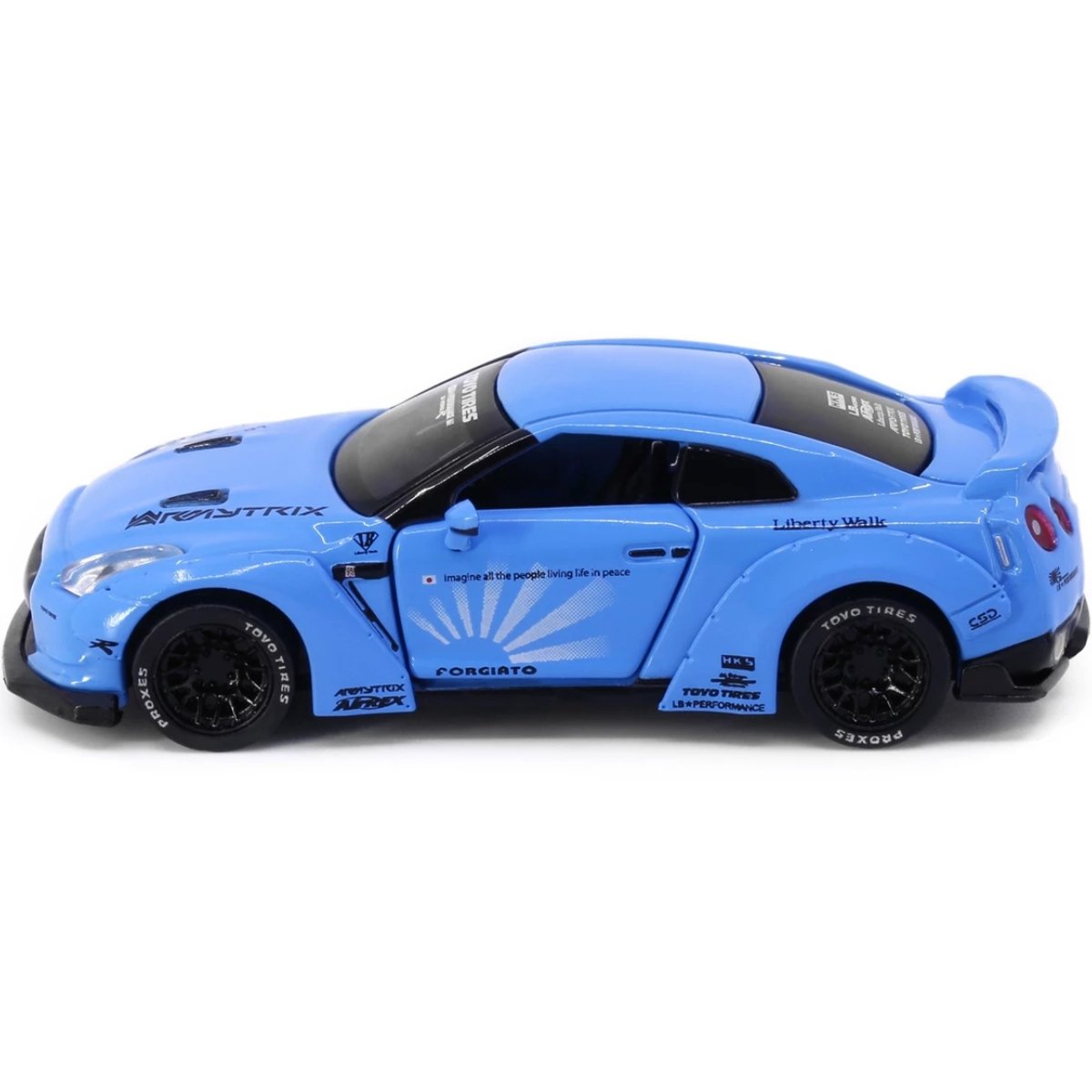 Tiny Models Nissan GTR Blue (1:64 Scale) - Phillips Hobbies