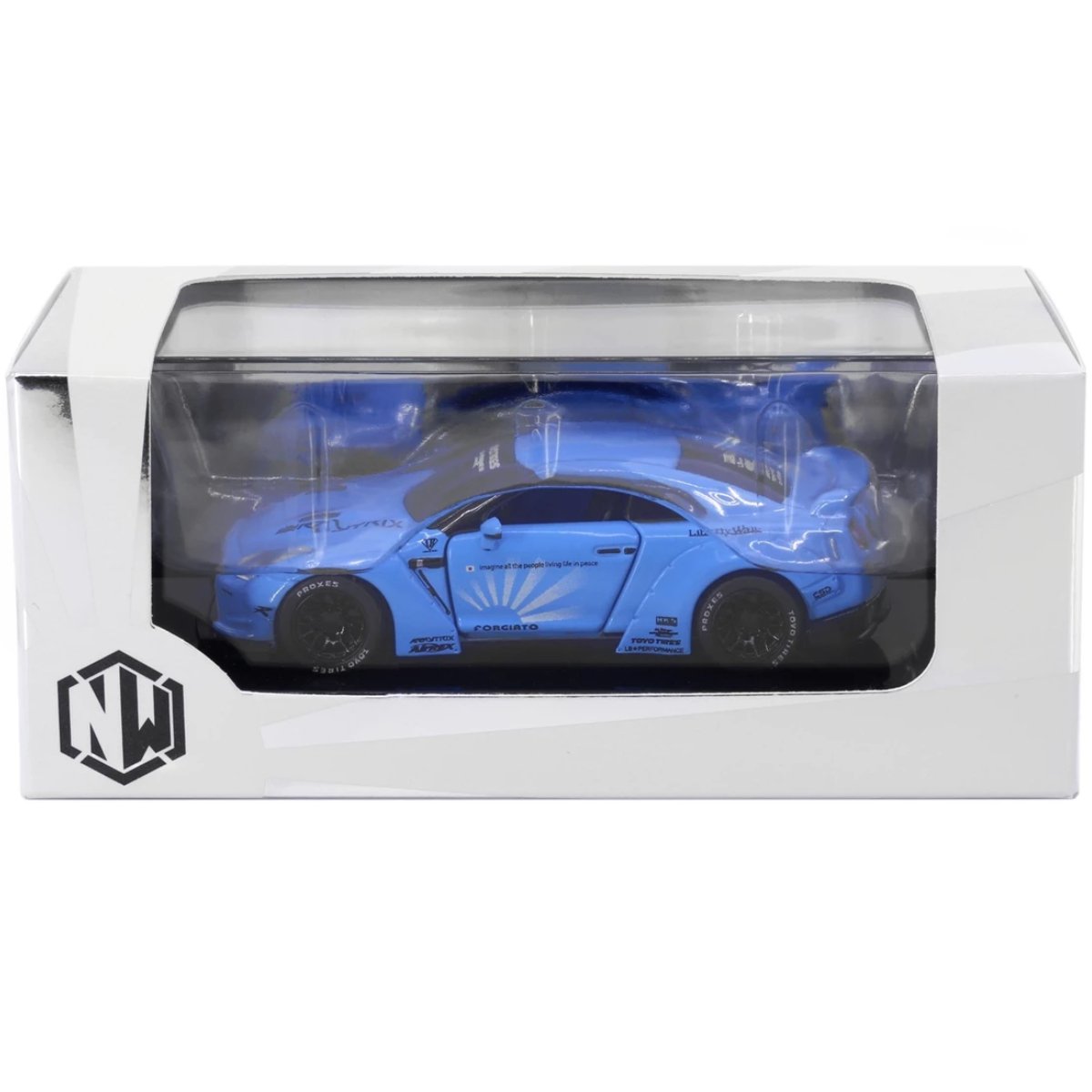 Tiny Models Nissan GTR Blue (1:64 Scale) - Phillips Hobbies